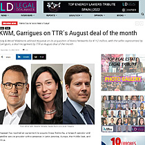 KWM, Garrigues on TTR's August deal of the month